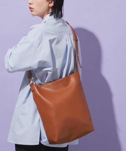 Aunt Marie's（アントマリーズ）の「シンプルリングワンハンドルショルダーバッグ / トートバッグ（トートバッグ・レディース・ブラウン/アイボリー/ブラック/ベージュ・FREE）」の19枚目の写真