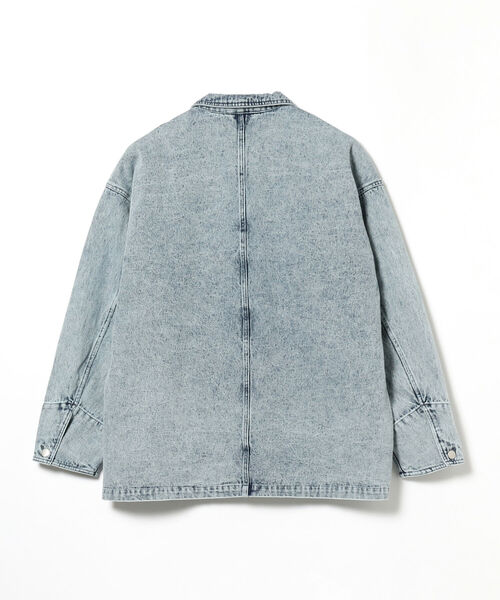 BeAMS DOT（ビームスドット）の「【WEB限定】BeAMS DOT / デニム カバーオール（ブルゾン・メンズ・ライトブルー/ブラック・MEDIUM/LARGE）」の22枚目の写真