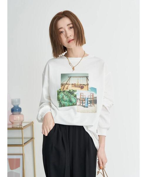 earth music&ecology(アースミュージックアンドエコロジー)の「アソート柄プリントTシャツ*(Tシャツ/カットソー・レディース・A/B/C・FREE)」の19枚目の写真