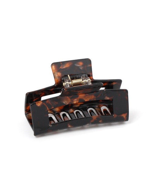 LEPSIM（レプシィム）の「ガラバンスクリップ[スクエア]　264473（バレッタ/ヘアクリップ・レディース・アイボリー/ブラウン/ベージュ・ONE SIZE）」の3枚目の写真