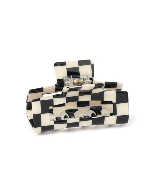 LEPSIM（レプシィム）の「ガラバンスクリップ[スクエア]　264473（バレッタ/ヘアクリップ・レディース・アイボリー/ブラウン/ベージュ・ONE SIZE）」の2枚目の写真