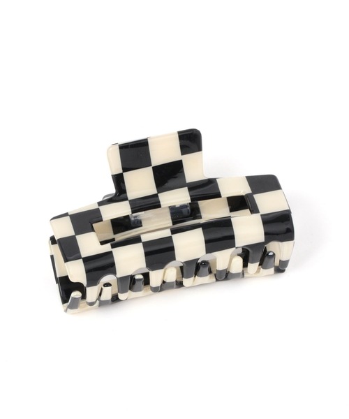 LEPSIM（レプシィム）の「ガラバンスクリップ[スクエア]　264473（バレッタ/ヘアクリップ・レディース・アイボリー/ブラウン/ベージュ・ONE SIZE）」の4枚目の写真