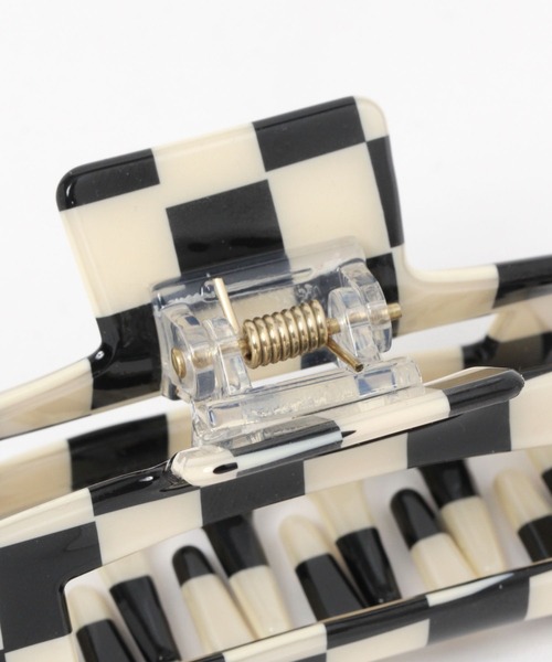 LEPSIM（レプシィム）の「ガラバンスクリップ[スクエア]　264473（バレッタ/ヘアクリップ・レディース・アイボリー/ブラウン/ベージュ・ONE SIZE）」の6枚目の写真