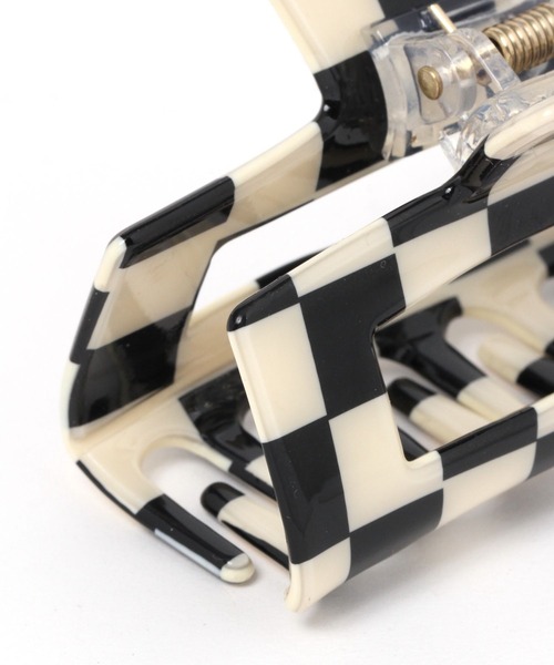 LEPSIM（レプシィム）の「ガラバンスクリップ[スクエア]　264473（バレッタ/ヘアクリップ・レディース・アイボリー/ブラウン/ベージュ・ONE SIZE）」の7枚目の写真