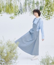 ヒッコリーサロペットスカート