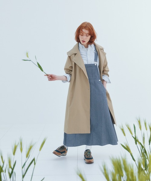 セール】ヒッコリーサロペットスカート（サロペット