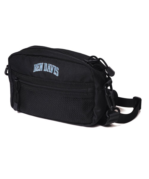 BEN DAVIS(ベンデイビス)の「《BEN DAVIS》MINI SHOLDER COLLEGE(ショルダーバッグ・メンズ・ブラック×ホワイト/ブラック×レッド/ブラック×グリーン/ブラック×パープル/ブラック×ブルー・FREE)」の4枚目の写真