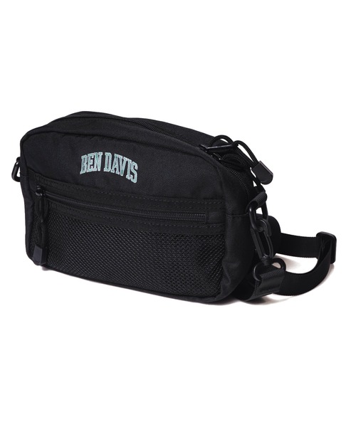 BEN DAVIS(ベンデイビス)の「《BEN DAVIS》MINI SHOLDER COLLEGE(ショルダーバッグ・メンズ・ブラック×ホワイト/ブラック×レッド/ブラック×グリーン/ブラック×パープル/ブラック×ブルー・FREE)」の5枚目の写真