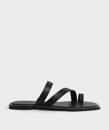 CHARLES & KEITH | トゥリング ストラッピースライドサンダル / Toe Ring Strappy Slide Sandals(サンダル)