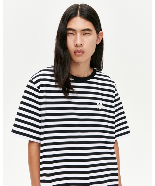 marimekko（マリメッコ）の「【kioski】Tasaraita Unikko / Vihne shirt（Tシャツ/カットソー・レディース・ブラック・SMALL/MEDIUM/LARGE/X-LARGE/X-SMALL）」の8枚目の写真