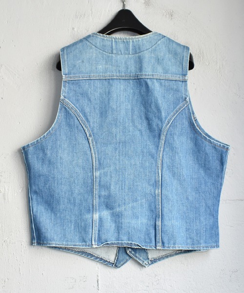 Wrangler（ラングラー）の「【ヴィンテージ古着】70's Wrangler / ラングラー デニムベスト USA製（ベスト・メンズ・ブルー・MEDIUM）」の2枚目の写真