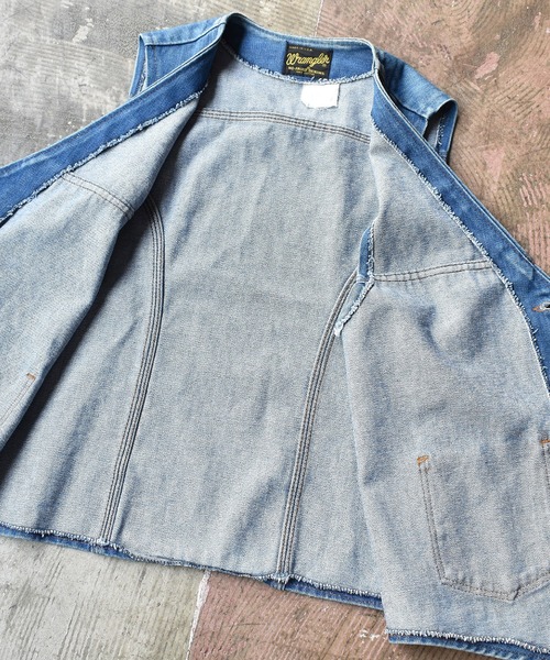 Wrangler（ラングラー）の「【ヴィンテージ古着】70's Wrangler / ラングラー デニムベスト USA製（ベスト・メンズ・ブルー・MEDIUM）」の6枚目の写真