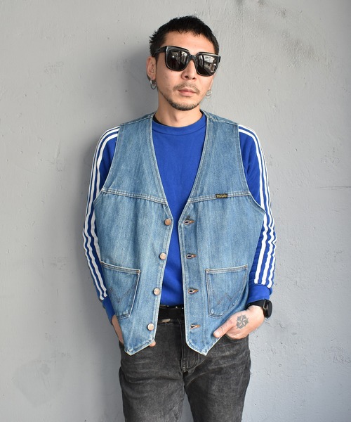 Wrangler（ラングラー）の「【ヴィンテージ古着】70's Wrangler / ラングラー デニムベスト USA製（ベスト・メンズ・ブルー・MEDIUM）」の10枚目の写真