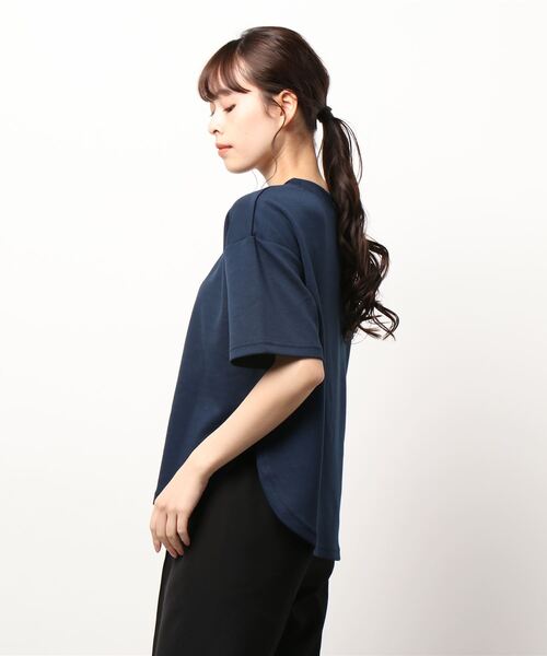 coca（coca）（コカ）の「夏の新感覚5分袖トップス（Tシャツ