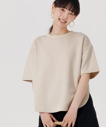coca(coca) | 夏の新感覚5分袖トップス(Tシャツ/カットソー)