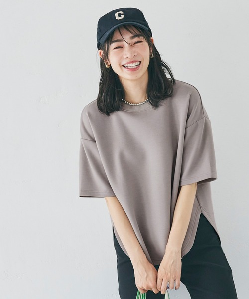 coco♡ຼ☺︎ページ　袖フル　36 coca（coca）（コカ）の「夏の新感覚5分袖トップス（Tシャツ