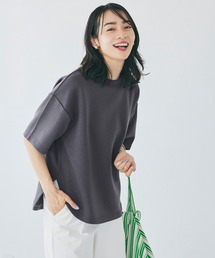 coca（coca）（コカ）の「夏の新感覚５分袖トップス（Tシャツ/カットソー）」
