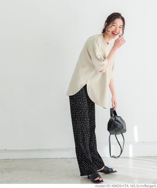 coco♡ຼ☺︎ページ　袖フル　36 coca（coca）（コカ）の「夏の新感覚5分袖トップス（Tシャツ