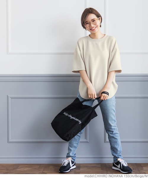 coca（coca）（コカ）の「夏の新感覚5分袖トップス（Tシャツ