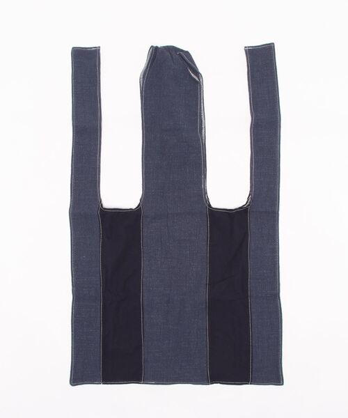 EARTH MADE（アースメイド）の「SWITCH PATTERN BIG 2WAY 肩掛け/TOTE（トートバッグ・レディース・ネイビー/ライトグレー/カーキ/ブラック・FREE）」の4枚目の写真