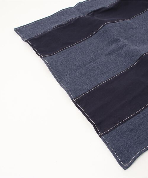 EARTH MADE（アースメイド）の「SWITCH PATTERN BIG 2WAY 肩掛け/TOTE（トートバッグ・レディース・ネイビー/ライトグレー/カーキ/ブラック・FREE）」の9枚目の写真