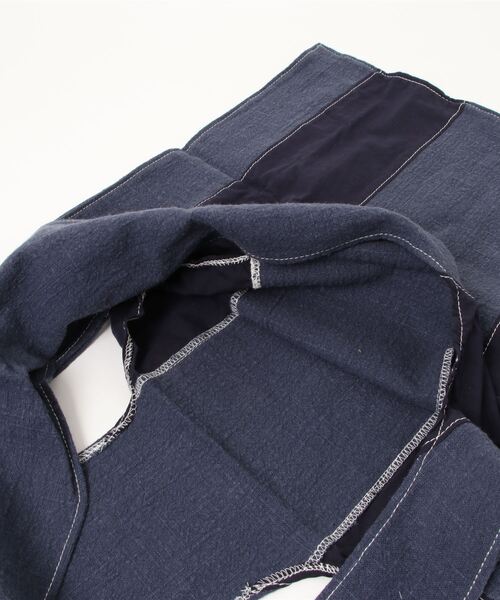 EARTH MADE（アースメイド）の「SWITCH PATTERN BIG 2WAY 肩掛け/TOTE（トートバッグ・レディース・ネイビー/ライトグレー/カーキ/ブラック・FREE）」の10枚目の写真