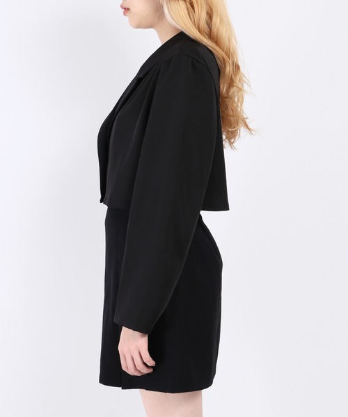 WC（ダブル シー）の「ショートテーラードジャケット（テーラードジャケット・レディース・ブラック系その他/ブラック/ライトパープル・FREE）」の10枚目の写真