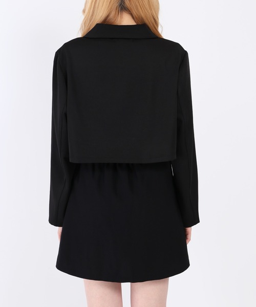 WC（ダブル シー）の「ショートテーラードジャケット（テーラードジャケット・レディース・ブラック系その他/ブラック/ライトパープル・FREE）」の11枚目の写真