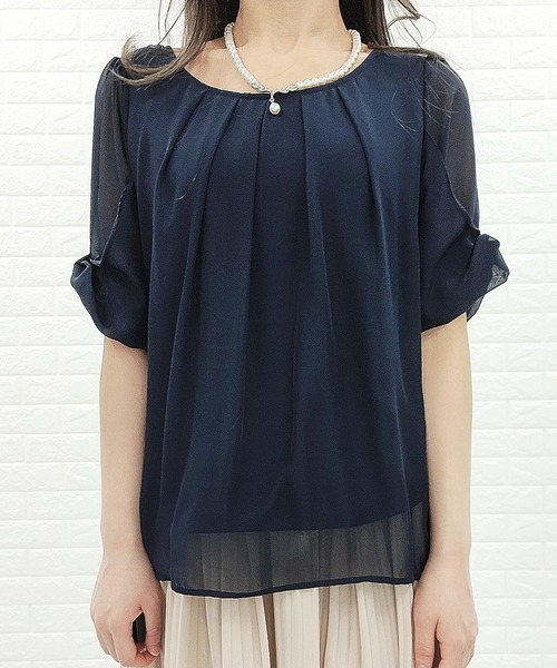 セール シフォンブラウス 半袖 シャツ ブラウス Lace Ladies レースレディース のファッション通販 Zozotown