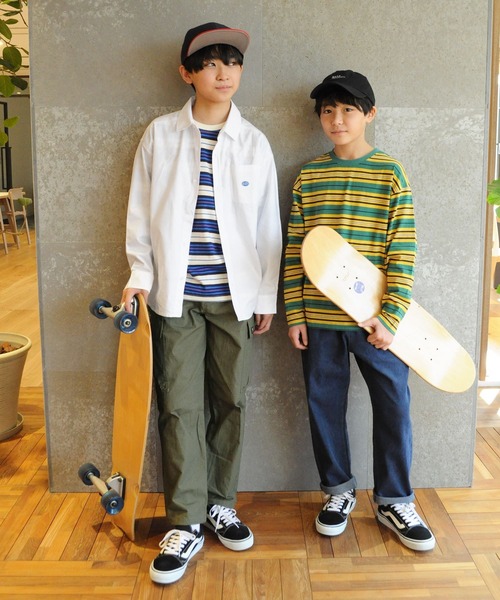 GLAZOS(グラソス)の「ネーム付き配色フラットツイルキャップ(キャップ・キッズ・ブラック/パープル/レッド・フリー)」の7枚目の写真