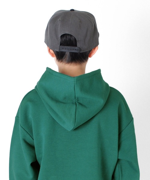 GLAZOS(グラソス)の「ネーム付き配色フラットツイルキャップ(キャップ・キッズ・ブラック/パープル/レッド・フリー)」の9枚目の写真