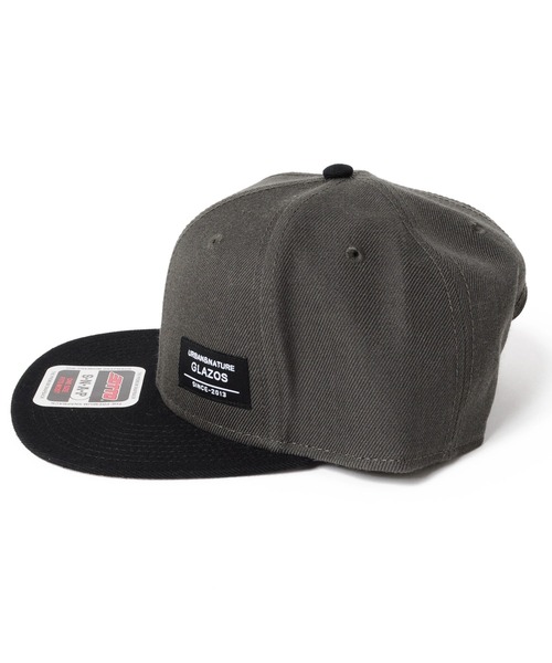 GLAZOS(グラソス)の「ネーム付き配色フラットツイルキャップ(キャップ・キッズ・ブラック/パープル/レッド・フリー)」の11枚目の写真