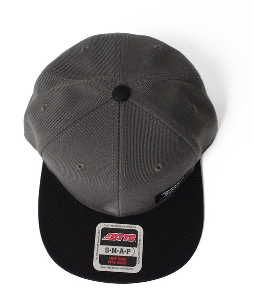 GLAZOS(グラソス)の「ネーム付き配色フラットツイルキャップ(キャップ・キッズ・ブラック/パープル/レッド・フリー)」の15枚目の写真