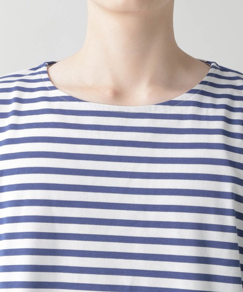 RAGEBLUE(レイジブルー)の「マリンボーダービッグロンT/270803(Tシャツ/カットソー・メンズ・ホワイト/ネイビー・MEDIUM/LARGE)」の10枚目の写真