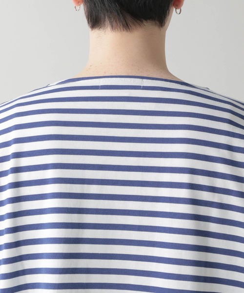 RAGEBLUE(レイジブルー)の「マリンボーダービッグロンT/270803(Tシャツ/カットソー・メンズ・ホワイト/ネイビー・MEDIUM/LARGE)」の13枚目の写真