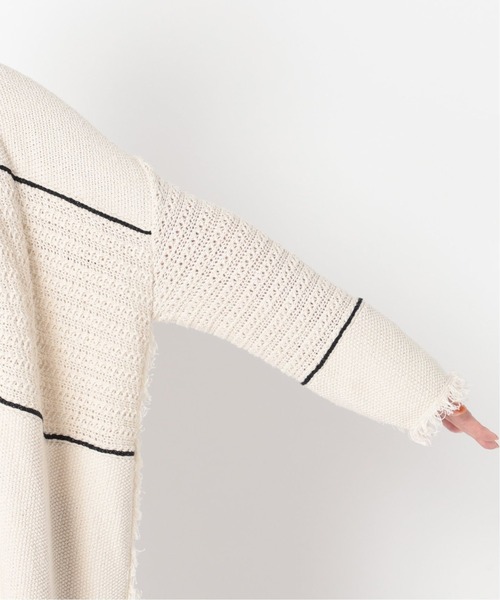 ADAWAS フリンジニットガウン　NOBLE  新品　アダワス　カーディガン ADAWAS - ADAWAS フリンジニットガウン NOBLE 新品 アダワス