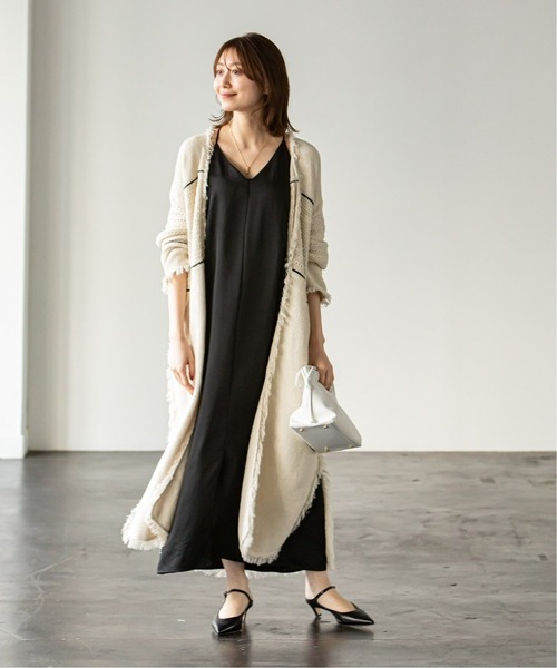 ADAWAS フリンジニットガウン　NOBLE  新品　アダワス　カーディガン ADAWAS - ADAWAS フリンジニットガウン NOBLE 新品 アダワス