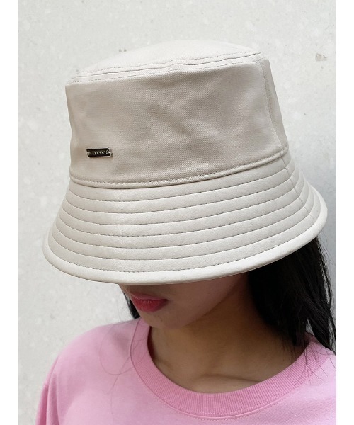 ENVYM（アンビー）の「スウィッチングバケットハット（キャップ・レディース・ブラック/ホワイト・FREE）」の9枚目の写真