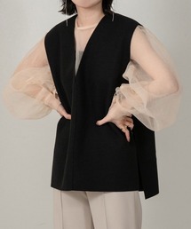 lawgy | V neck layered vest(ベスト)