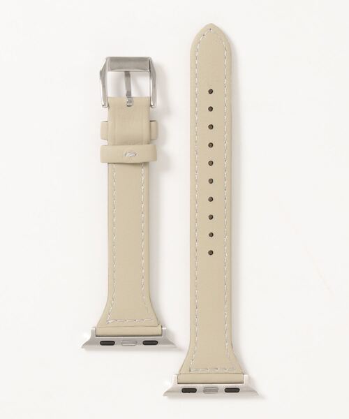 Me%（ミィパーセント）の「AppleWatchフェイクレザーバンド２【全サイズ対応】【UNISEX】（デジタル腕時計・レディース・ベージュ/ピンク系その他/ブラウン・LARGE/MEDIUM）」の4枚目の写真