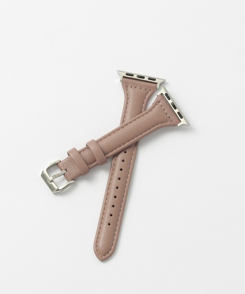Me%（ミィパーセント）の「AppleWatchフェイクレザーバンド２【全サイズ対応】【UNISEX】（デジタル腕時計・レディース・ベージュ/ピンク系その他/ブラウン・LARGE/MEDIUM）」の15枚目の写真