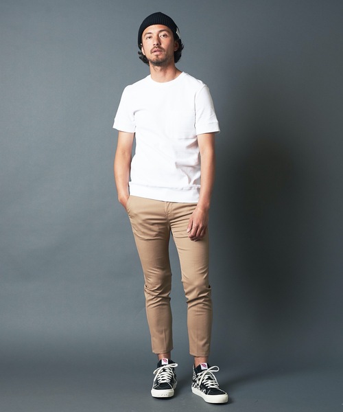 Magine（マージン）の「SURF KNIT PKT TEE S/S:サーフニット ポケット 半袖 Tシャツ 22SS（Tシャツ/カットソー・メンズ・ホワイト/ブラック/ネイビー/グレー・44/46/48）」の13枚目の写真