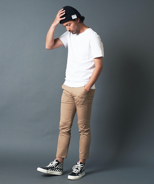 Magine（マージン）の「SURF KNIT PKT TEE S/S:サーフニット ポケット 半袖 Tシャツ 22SS（Tシャツ/カットソー・メンズ・ホワイト/ブラック/ネイビー/グレー・44/46/48）」の14枚目の写真