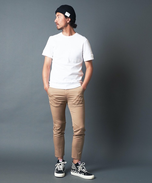 Magine（マージン）の「SURF KNIT PKT TEE S/S:サーフニット ポケット 半袖 Tシャツ 22SS（Tシャツ/カットソー・メンズ・ホワイト/ブラック/ネイビー/グレー・44/46/48）」の15枚目の写真