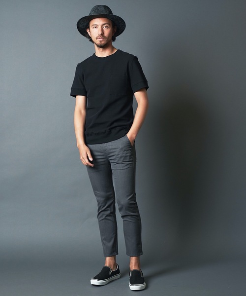 Magine（マージン）の「SURF KNIT PKT TEE S/S:サーフニット ポケット 半袖 Tシャツ 22SS（Tシャツ/カットソー・メンズ・ホワイト/ブラック/ネイビー/グレー・44/46/48）」の17枚目の写真