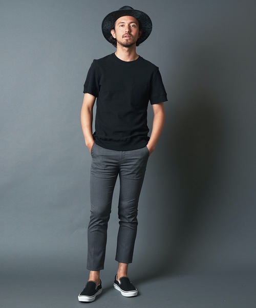 Magine（マージン）の「SURF KNIT PKT TEE S/S:サーフニット ポケット 半袖 Tシャツ 22SS（Tシャツ/カットソー・メンズ・ホワイト/ブラック/ネイビー/グレー・44/46/48）」の18枚目の写真