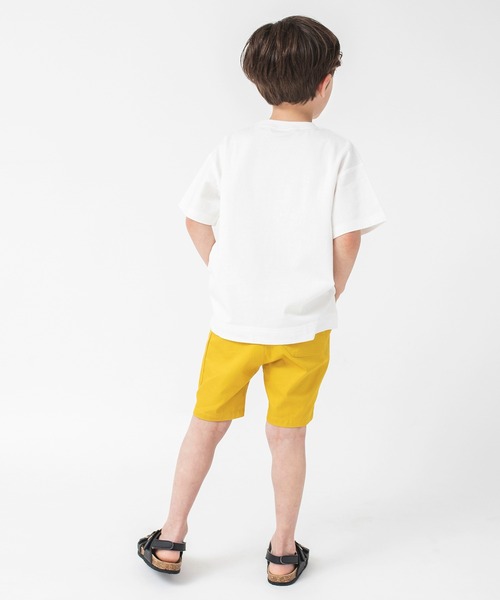 BRANSHES(ブランシェス)の「【カレッジロゴ】チェルシーズ半袖Tシャツ(Tシャツ/カットソー・キッズ・ネイビー/ピンク/グリーン/アイボリー・90/100/110/120/130/140/150)」の13枚目の写真