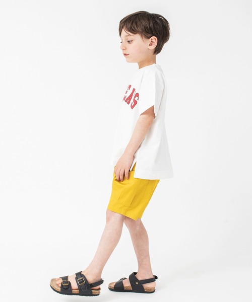 BRANSHES(ブランシェス)の「【カレッジロゴ】チェルシーズ半袖Tシャツ(Tシャツ/カットソー・キッズ・ネイビー/ピンク/グリーン/アイボリー・90/100/110/120/130/140/150)」の12枚目の写真