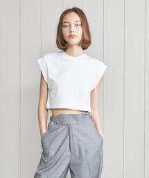 ＜H＞COTTON CROPPED T-SHIRT/Tシャツ