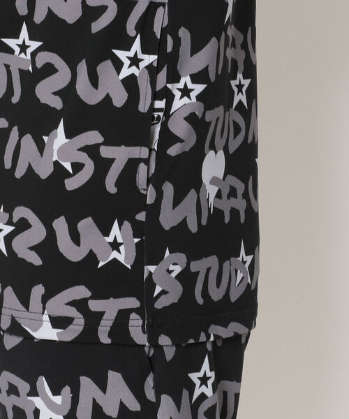 STUD MUFFIN（スタッドマフィン）の「STUD MUFFIN/スタッドマフィン/GRAFGRAM柄ナイロンストレッチ ラッシュパーカー（パーカー・メンズ・ブラック・2/4/3）」の8枚目の写真